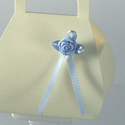 Picture of Satin Bow 3mm with Satin Rose