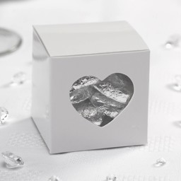 Picture of Clear Heart Favour Boxes