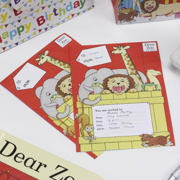 Picture of Party Invitations - Dear Zoo