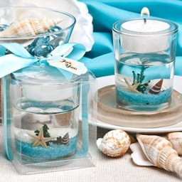 Picture of Beach Scene Candle Favour