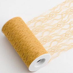 Picture of Vintage Lace on a Roll Gold 15cm x 10m
