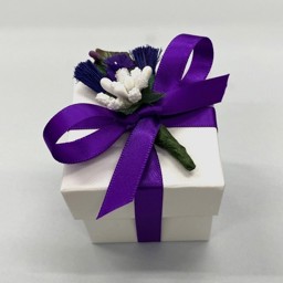 Picture of Purple Thistle Box & Lid Favour