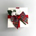 Picture of Red Tartan Box & Lid Favour
