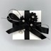 Picture of Gloss White & Black Box & Lid Favour