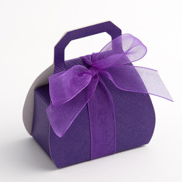 Picture of DIY Silk Purple Hand Bag