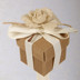 Picture of Hand Made Hessian Rose Box and Lid