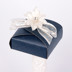 Picture of Silk Navy and Ivory Curved Top Box
