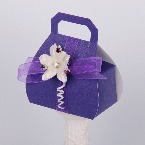 Picture of Silk Purple Design 2 Hand Bag