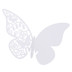 Picture of Something in the Air Butterfly Place Cards for Glass in White
