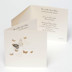 Picture of Pearl/Silver Stencil 3D Butterfly Invitation Cards 