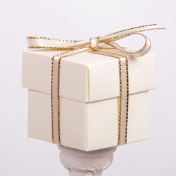 Show details for Satin Ribbon with Metallic Edge Picture of Satin Ribbon with Metallic Edge