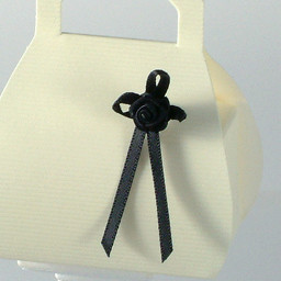 Show details for Satin Bow 3mm with Satin Rose Picture of Satin Bow 3mm with Satin Rose