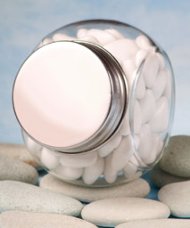 Show details for Mini Glass Sweet Jar Favour Picture of Mini Glass Sweet Jar Favour