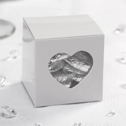 Show details for Heart Favour Box with Chocolate Hearts Picture of Heart Favour Box with Chocolate Hearts