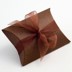 Picture of Brown Silk Favour Box
