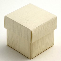 Show details for Ivory Silk Favour Box Picture of Ivory Silk Favour Box