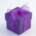 Picture of Purple Silk Favour Box
