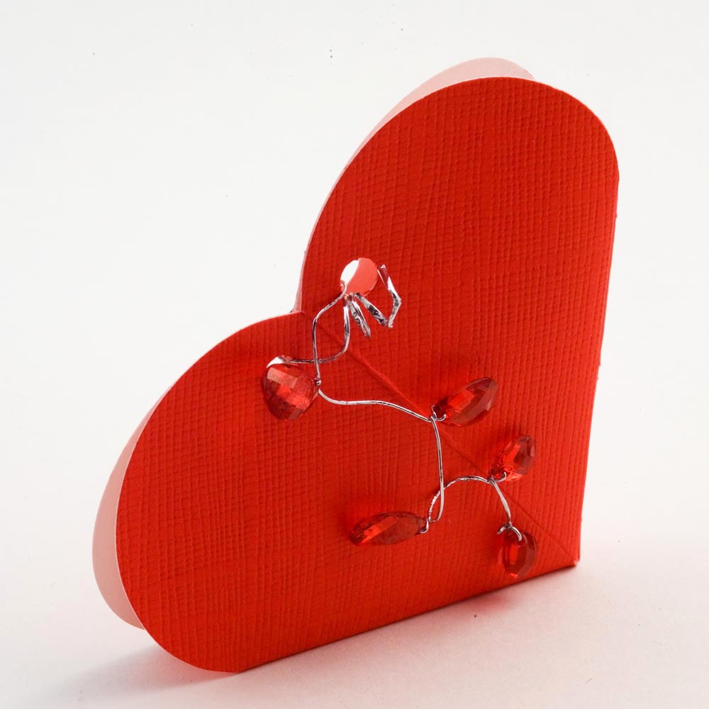 Picture of Red Silk Favour Box