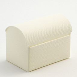 Show details for Ivory Scia Favour Box Picture of Ivory Scia Favour Box