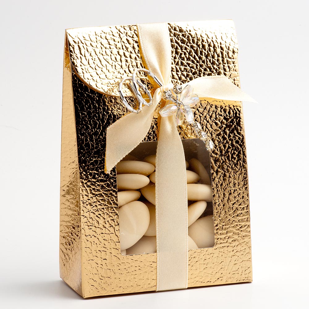 Picture of Gold Pelle Favour Box