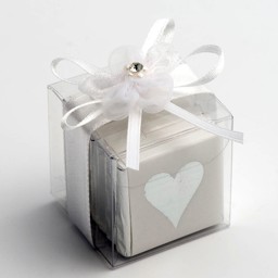 Show details for Clear Cube Favour Box Picture of Clear Cube Favour Box