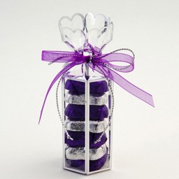 Show details for Clear Hexagonal Favour Box Picture of Clear Hexagonal Favour Box