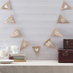 Picture of Mrs & Mrs Hessian Bunting