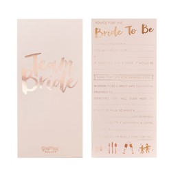 Show details for Advice for the Bride to Be Card - Team Bride Picture of Advice for the Bride to Be Card - Team Bride