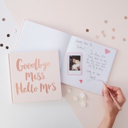 Picture of Team Bride Advice Book - Rose Gold