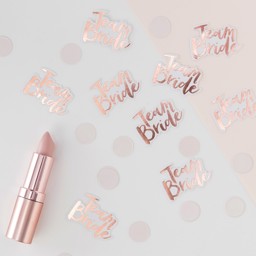 Show details for Team Bride Confetti - Rose Gold Picture of Team Bride Confetti - Rose Gold