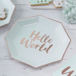 Picture of Paper Plates - Hello World