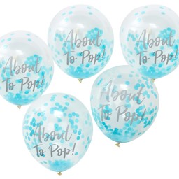 Picture of Confetti Balloons - Baby Boy - About To Pop!