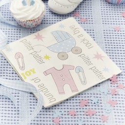 Show details for Paper Napkins - Tiny Feet Picture of Paper Napkins - Tiny Feet