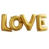 Picture of Foiled Love Balloon - Large Gold