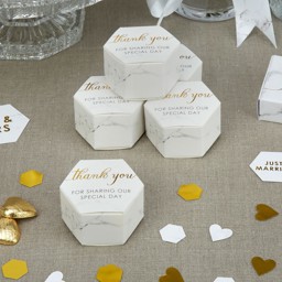 Picture of Favour Boxes - Scripted Marble