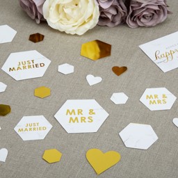 Picture of Table Scatter Confetti - Scripted Marble