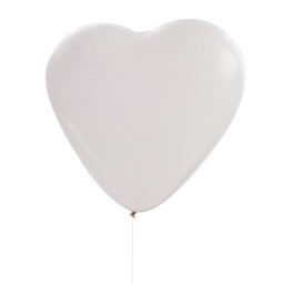Show details for Large White Heart Balloon Picture of Large White Heart Balloon