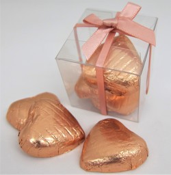 Picture of Chocolate Hearts Favour Box