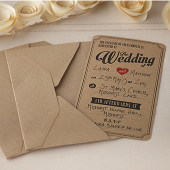 Picture of Vintage Affair Wedding Invitations 