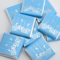 Show details for Chocolate Neapolitans - Baby Boy Blue/Silver Picture of Chocolate Neapolitans - Baby Boy Blue/Silver