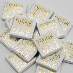 Show details for Drink Champagne & Dance on The Table Chocolates Picture of Drink Champagne & Dance on The Table Chocolates