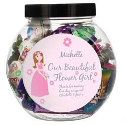 Picture of Fabulous Flower Girl Sweet Jar