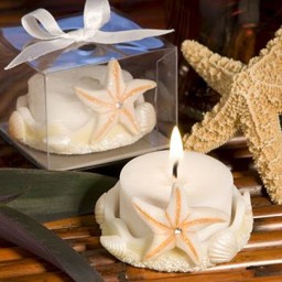 Show details for Starfish Candle Favour Picture of Starfish Candle Favour