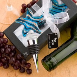 Show details for Murano Glass Starfish Bottle Stopper Picture of Murano Glass Starfish Bottle Stopper