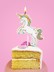 Picture of Unicorn Birthday Cake Candle
