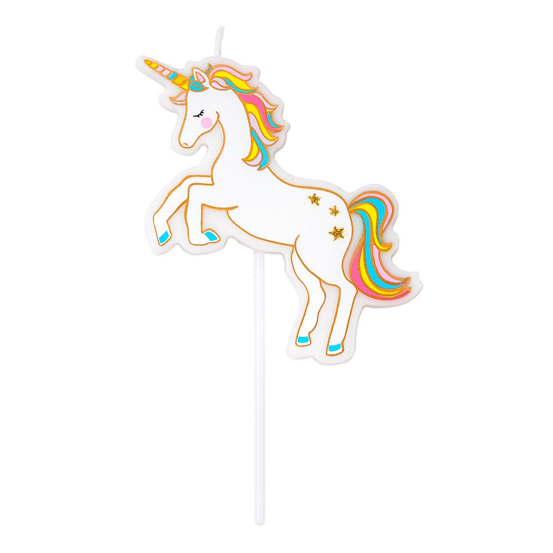 Picture of Unicorn Birthday Cake Candle