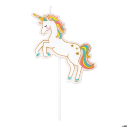 Picture of Unicorn Birthday Cake Candle