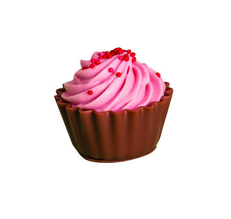 Picture of Strawberry Fondant Chocolate Cupcake