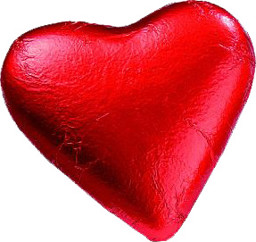 Picture of Large Red Chocolate Heart