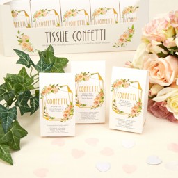 Show details for Geo Floral Tissue Confetti Picture of Geo Floral Tissue Confetti